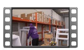 Weather Pro warehouse and materials staging